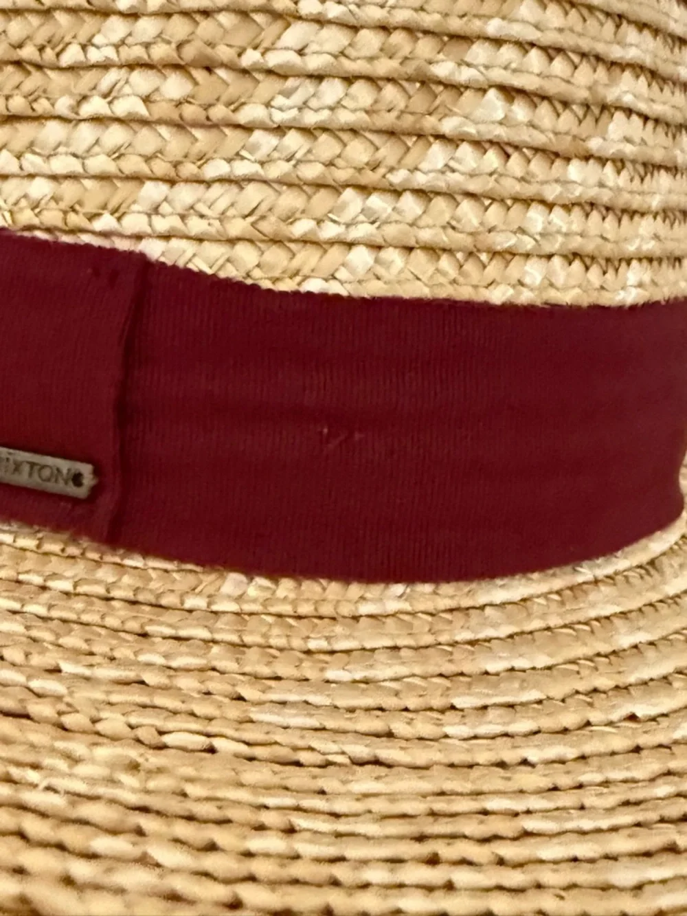 NWT Brixton Honey/ Burnt Henna Joanna short brim straw hat (good condition)